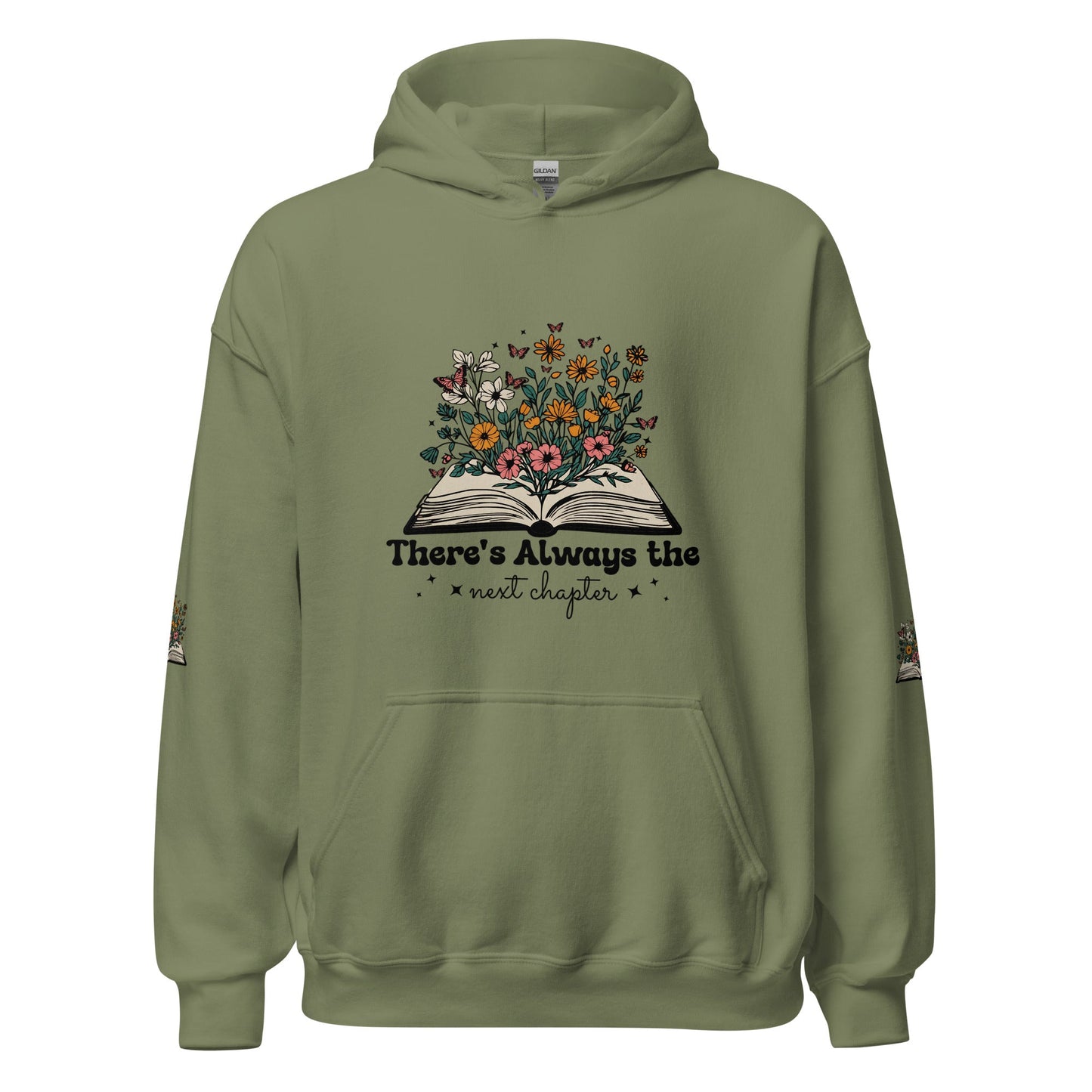 The Next Chapter Flower Book Hoodie - RegSmegLifeVibes Hoodie