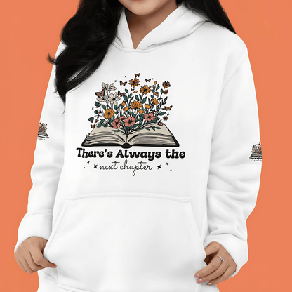 The Next Chapter Flower Book Hoodie - RegSmegLifeVibes Hoodie