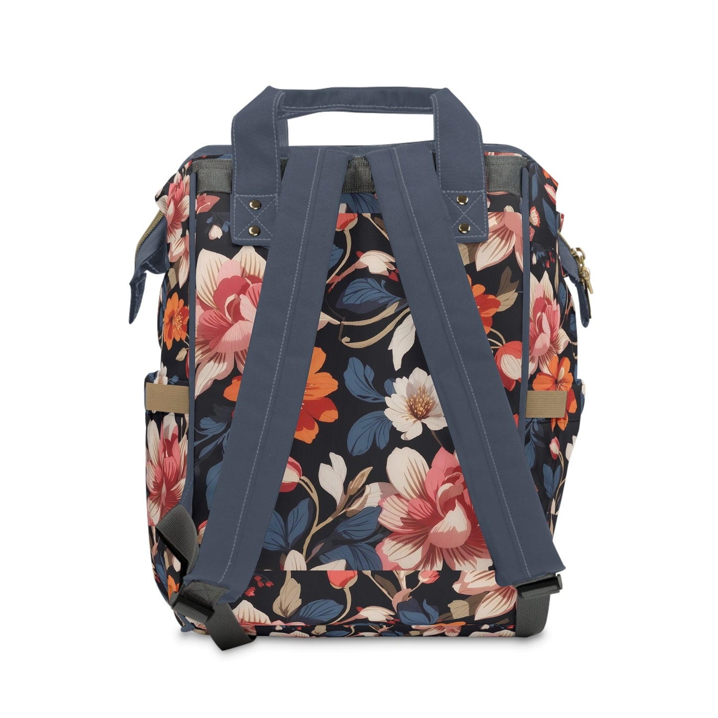 Vibrant Floral Pattern Large Capacity Travel Backpack - RegSmegLifeBags