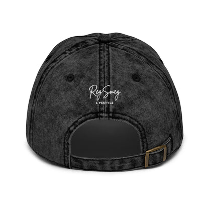 Vintage Dark Washed Denim Hat | Regular Smegular Lifestyle Cap - RegSmegLifeBrand Merch