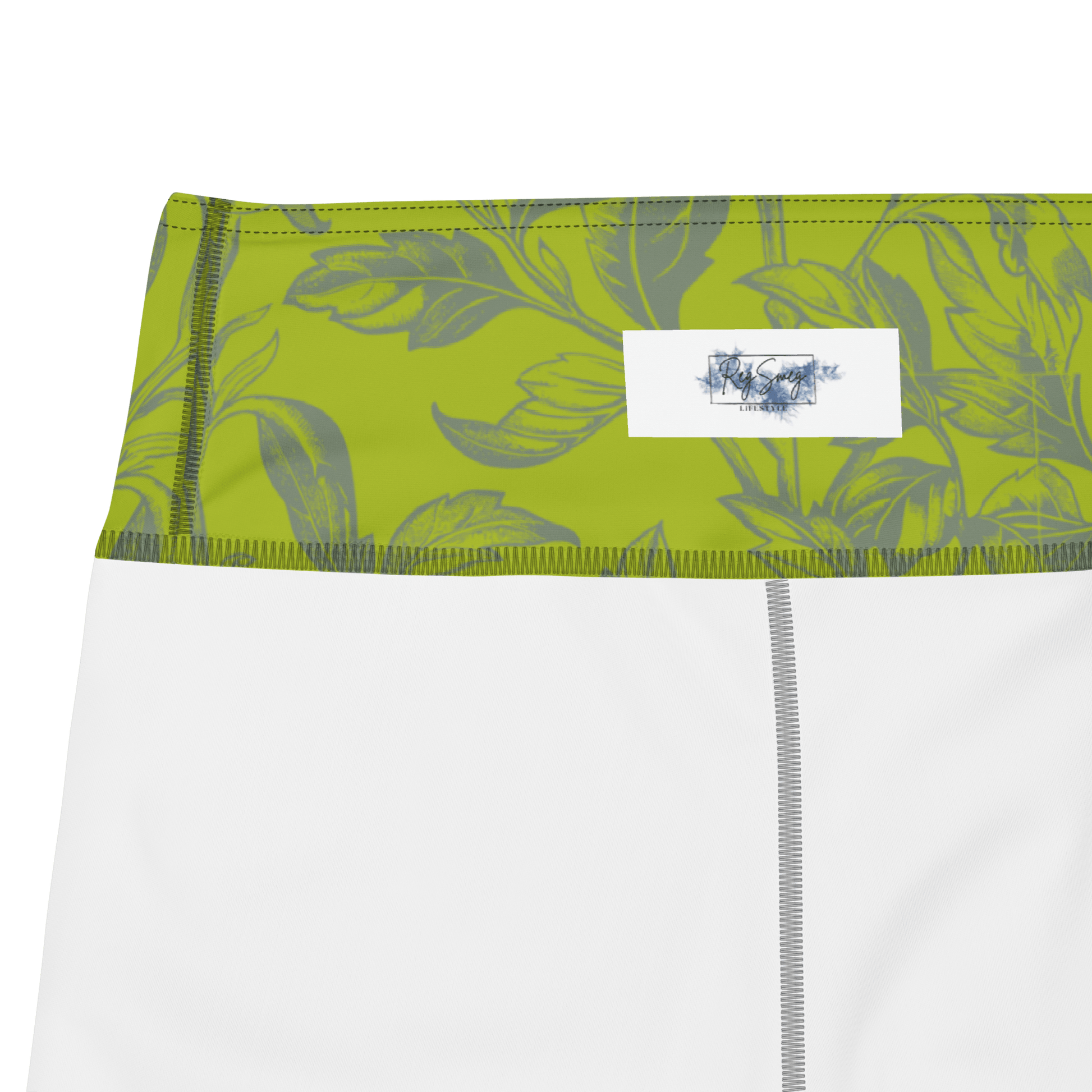 Vintage Storybook Vine Leggings - Muted Green - RegSmegLifeAll - Over Leggings