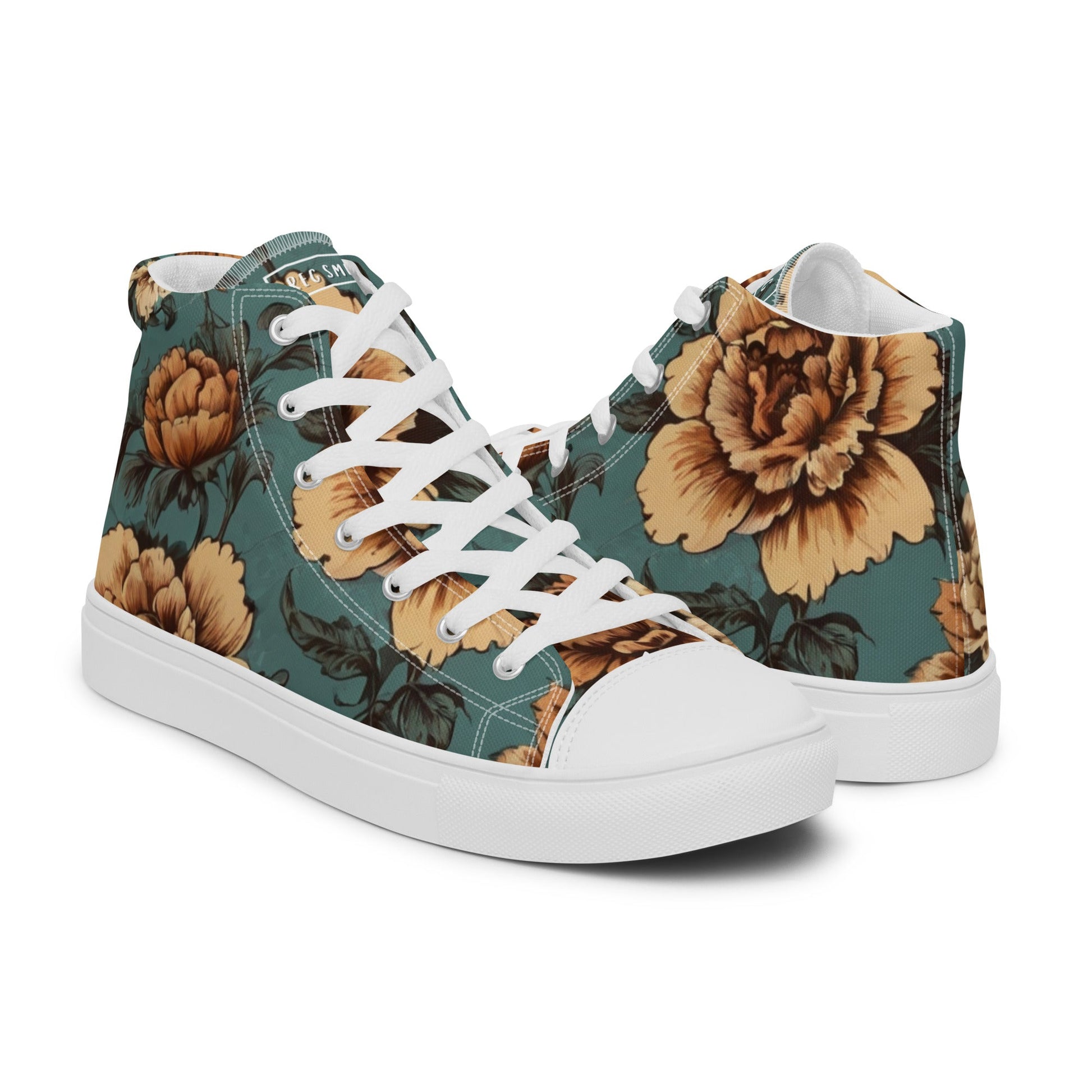 Women’s High Top Canvas Floral II - RegSmegLifeWomen Shoe