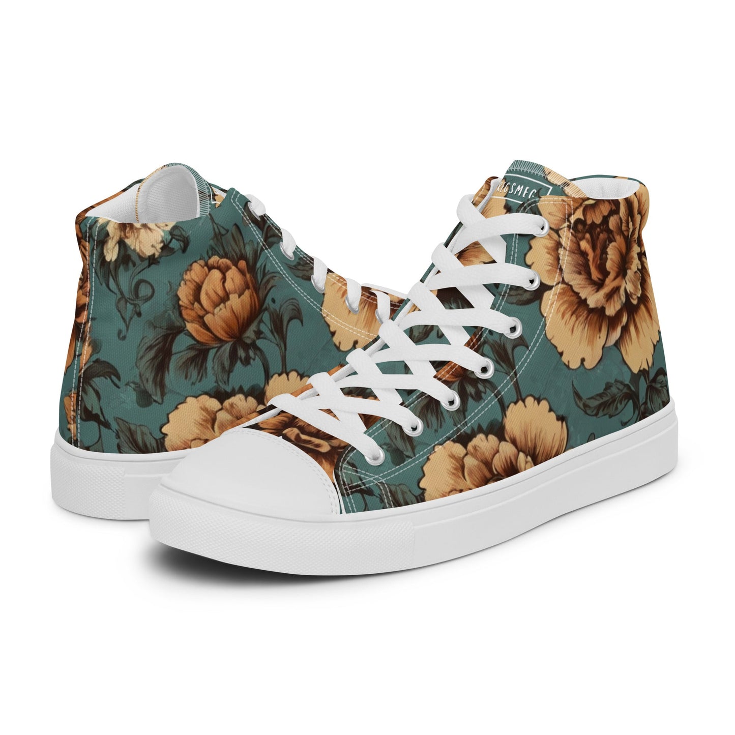 Women’s High Top Canvas Floral II - RegSmegLifeWomen Shoe