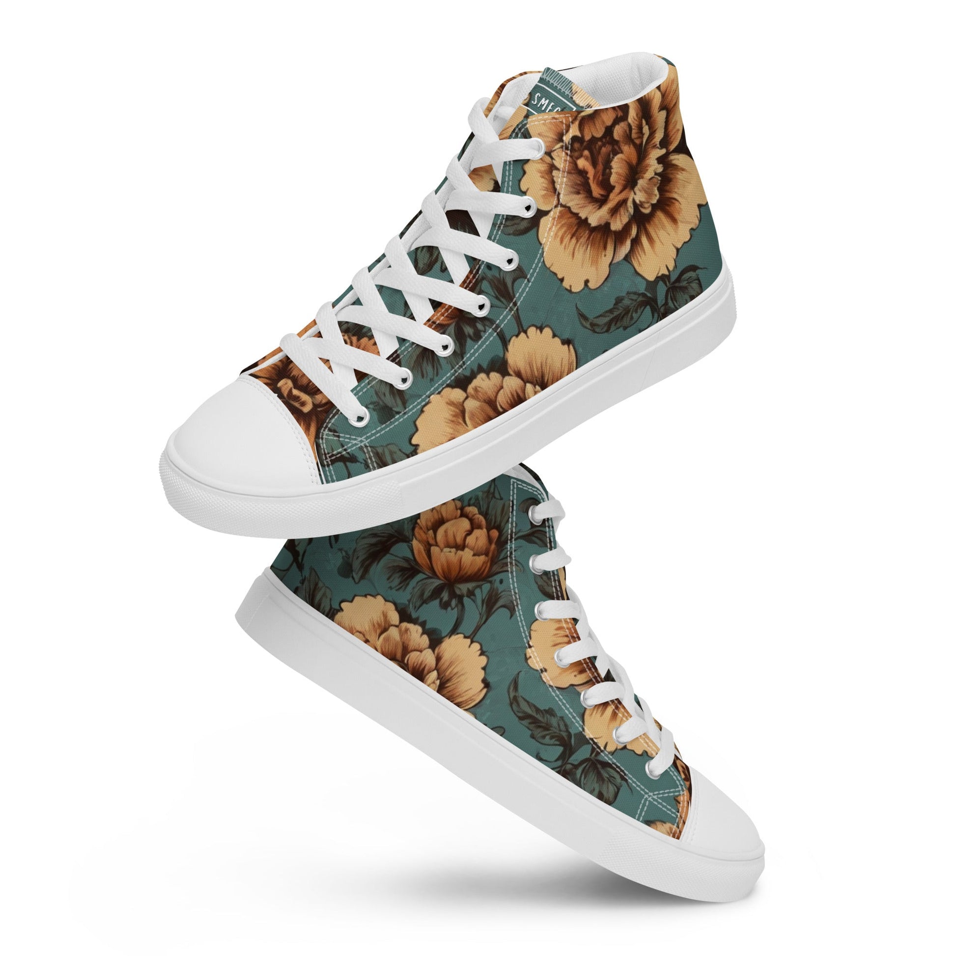 Women’s High Top Canvas Floral II - RegSmegLifeWomen Shoe